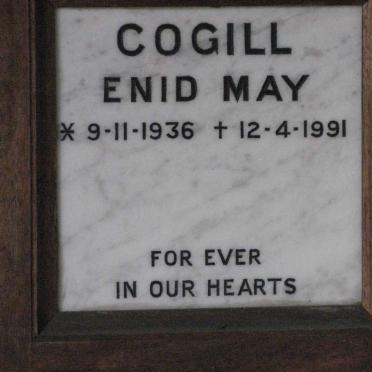 COGILL Enid May 1936-1991