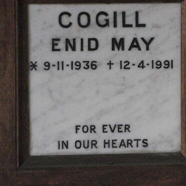 COGILL Enid May 1936-1991