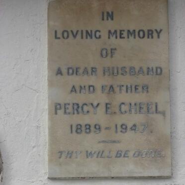 CHEEL Percy E. 1889-1947