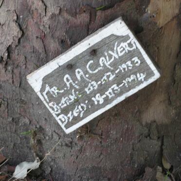 CALVERT A.A. 1933-1994