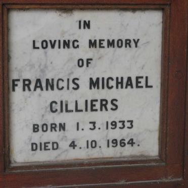 CILLIERS Francis Michael 1933-1964