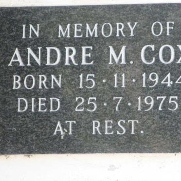COX Andre M. 1944-1975