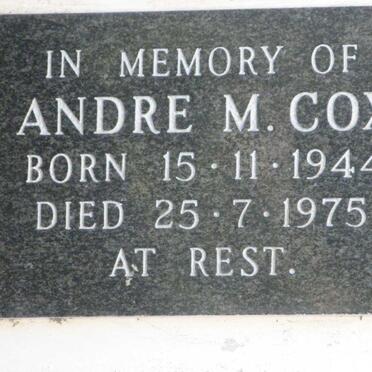 COX Andre M. 1944-1975