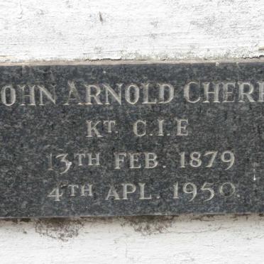 CHERRY John Arnold 1879-1950