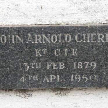 CHERRY John Arnold 1879-1950