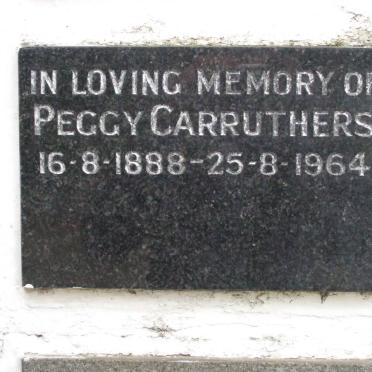 CARRUTHERS Peggy 1888-1964