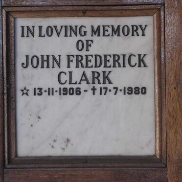 CLARK John Frederick 1906-1980