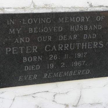 CARRUTHERS Peter 1917-1967