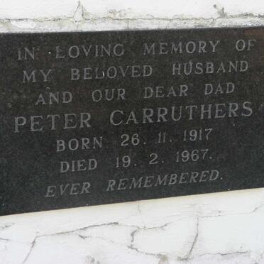CARRUTHERS Peter 1917-1967