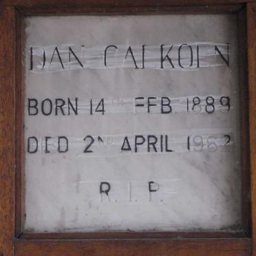 CALKOEN Dan 1889-1962