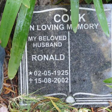 COOK Ronald 1925-2002