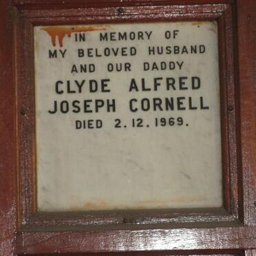 CORNELL Clyde Alfred Joseph -1969