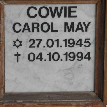 COWIE Carol May 1945-1994
