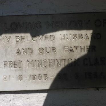 CLARK Alfred Minchinton 1903-1954