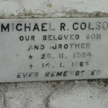 COLSON Michael R. 1954-1965