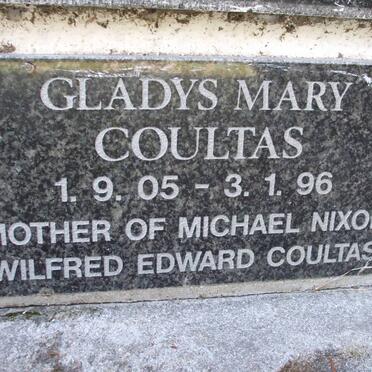 COULTAS Gladys Mary 1905-1996