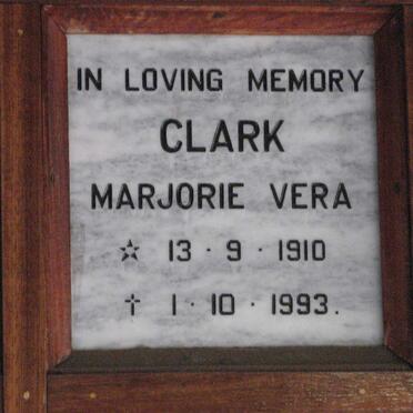 CLARK Marjorie Vera 1910-1993