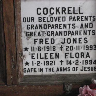 COCKRELL Fred Jones 1918-1993 &amp; Eileen Flora 1921-1994