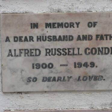 CONDER Alfred Russell 1900-1949
