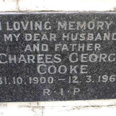 COOKE Charees George 1900-1965