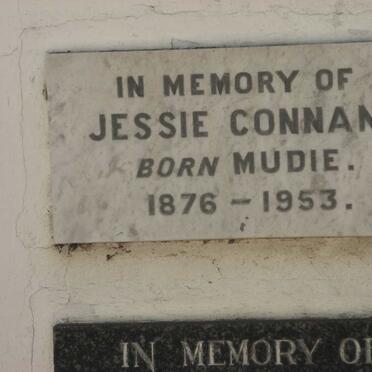 CONNAN Jessie nee MUDIE 1876-1953