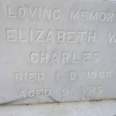 CHARLES Elizabeth W. -1966