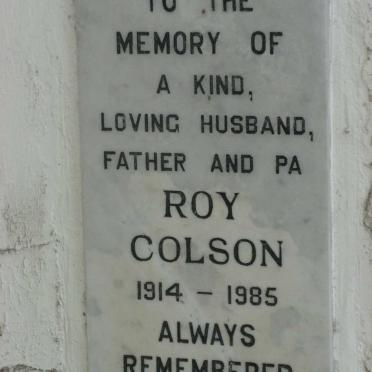 COLSON Roy 1914-1985