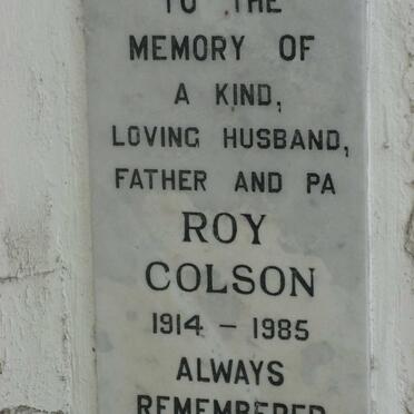 COLSON Roy 1914-1985