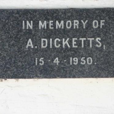 DICKETTS A. -1950