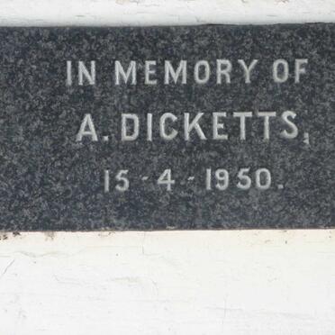 DICKETTS A. -1950