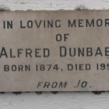 DUNBABIN Alfred 1874-1954