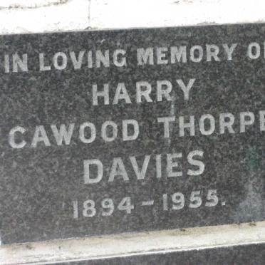 DAVIES Harry Cawood Thorpe 1894-1955