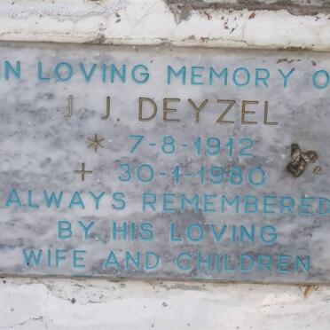 DEYZEL J.J. 1912-1980