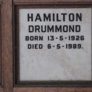 DRUMMOND Hamilton 1926-1989