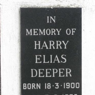 DEEPER Harry Elias 1900-1975