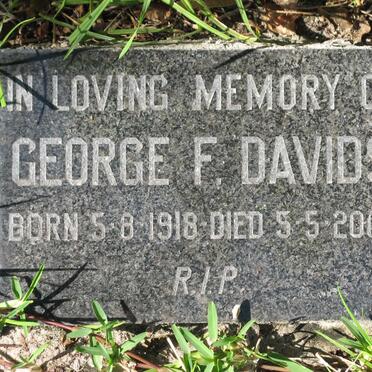 DAVIDS George F. 1918-2002