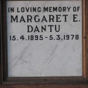 DANTU Margaret E. 1895-1978