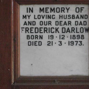 DARLOW Frederick 1898-1973