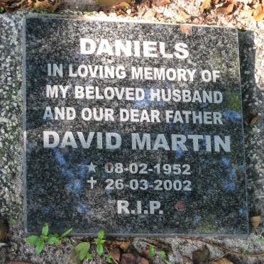 DANIELS David Martin 1952-2002