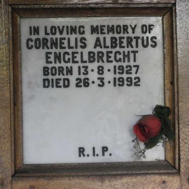 ENGELBRECHT Cornelis Albertus 1927-1992