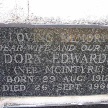 EDWARDS Dora nee McINTYRE 1912-1960
