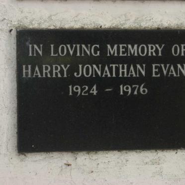 EVANS Harry Jonathan 1924-1976