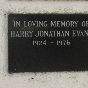 EVANS Harry Jonathan 1924-1976
