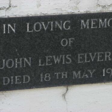 ELVERSON John Lewis -1965