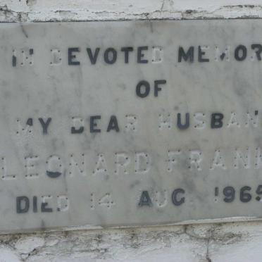 FRANKS Leonard -1965