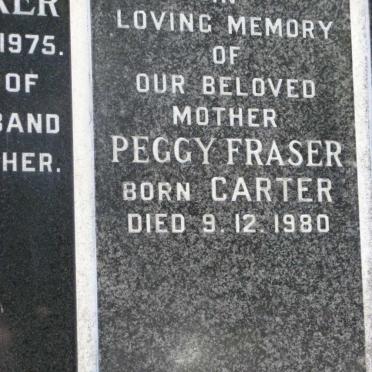 FRASER Peggy nee CARTER -1980