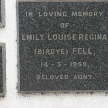 FELL Emily Louise Regina nee BIRDYE -1959