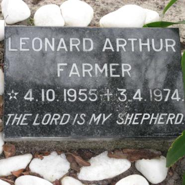 FARMER Leonard Arthur 1955-1974