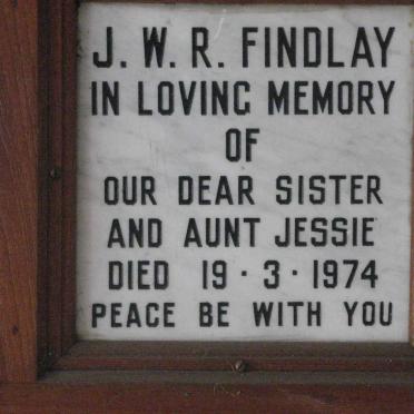 FINDLAY J.W.R. -1974