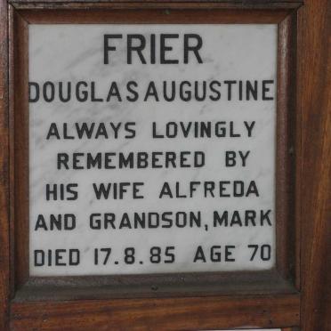 FRIER Douglas Augustine -1985